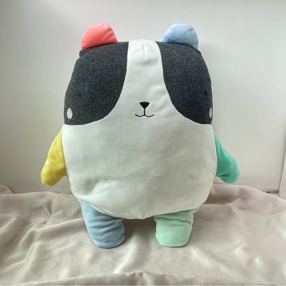 Cloud Island Oeko Tex Panda Plush Soft Stuffed Toy Color block 14 In - Picture 3 of 7
